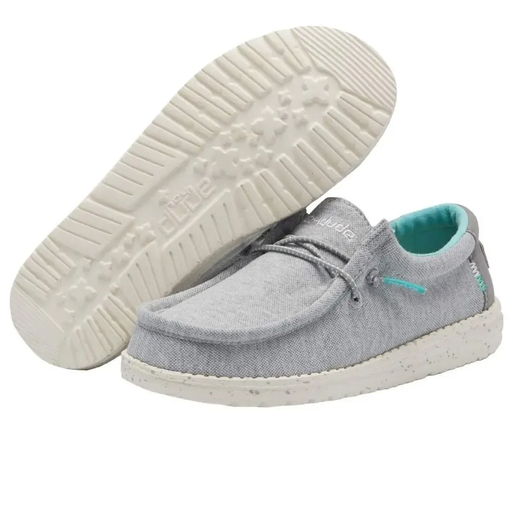 HEYDUDE BOY'S WALLY YOUTH MULTIPLE COLORS | BOYS SHOES |LIGHT-WEIGHT